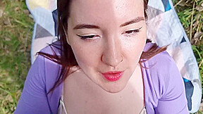 Sun Forest Hot Asian Indian 18old Babe Sucks Dick And Gets Outdoor Fuck